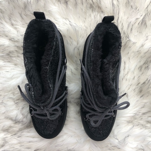 Juicy Couture Lace Up Wedge Sport Ankle Boots - Picture 5 of 14